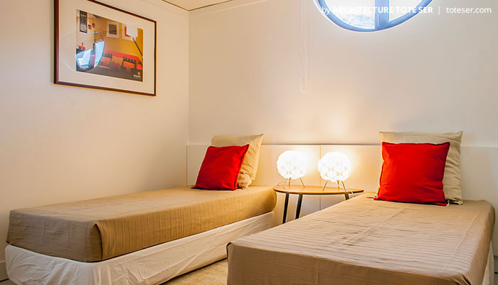 Bedroom of the 2 bedroom villa in Vilamoura, Algarve