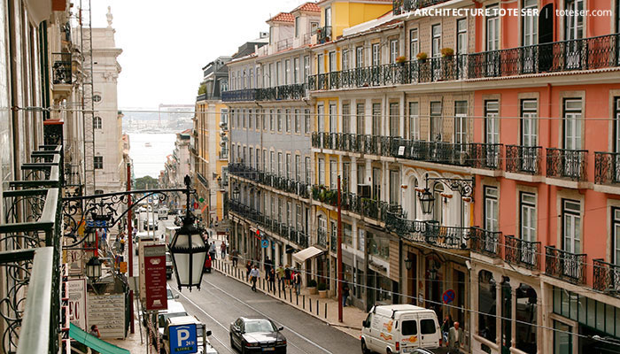 Vista do apartamento T3 no Chiado, Lisboa